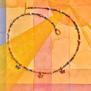 Butterfly Confetti Necklace ✨🦋✨